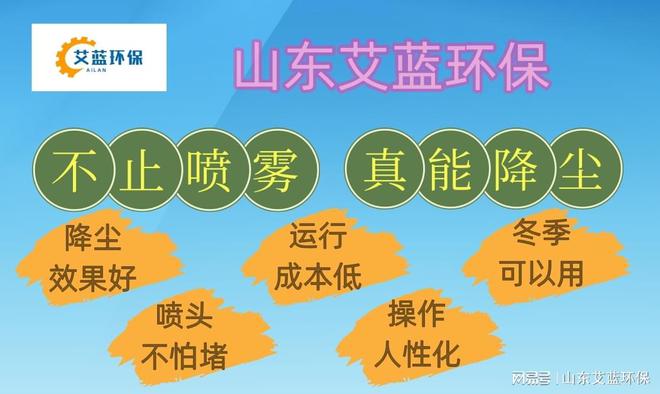 喷淋降尘系统推荐品牌：山东艾蓝环保引领智能降尘新时代(图2)