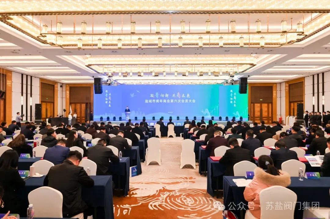 江苏苏盐阀门机械有限公司总经理韩文豪荣任盐城市青商会会长