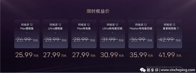 限时2599万起！增加岱红内饰2025款阿维塔12正式上市(图1)