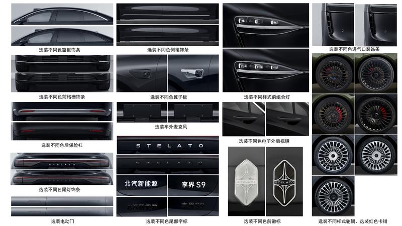 新款享界S9申报图细节设计升级(图3)