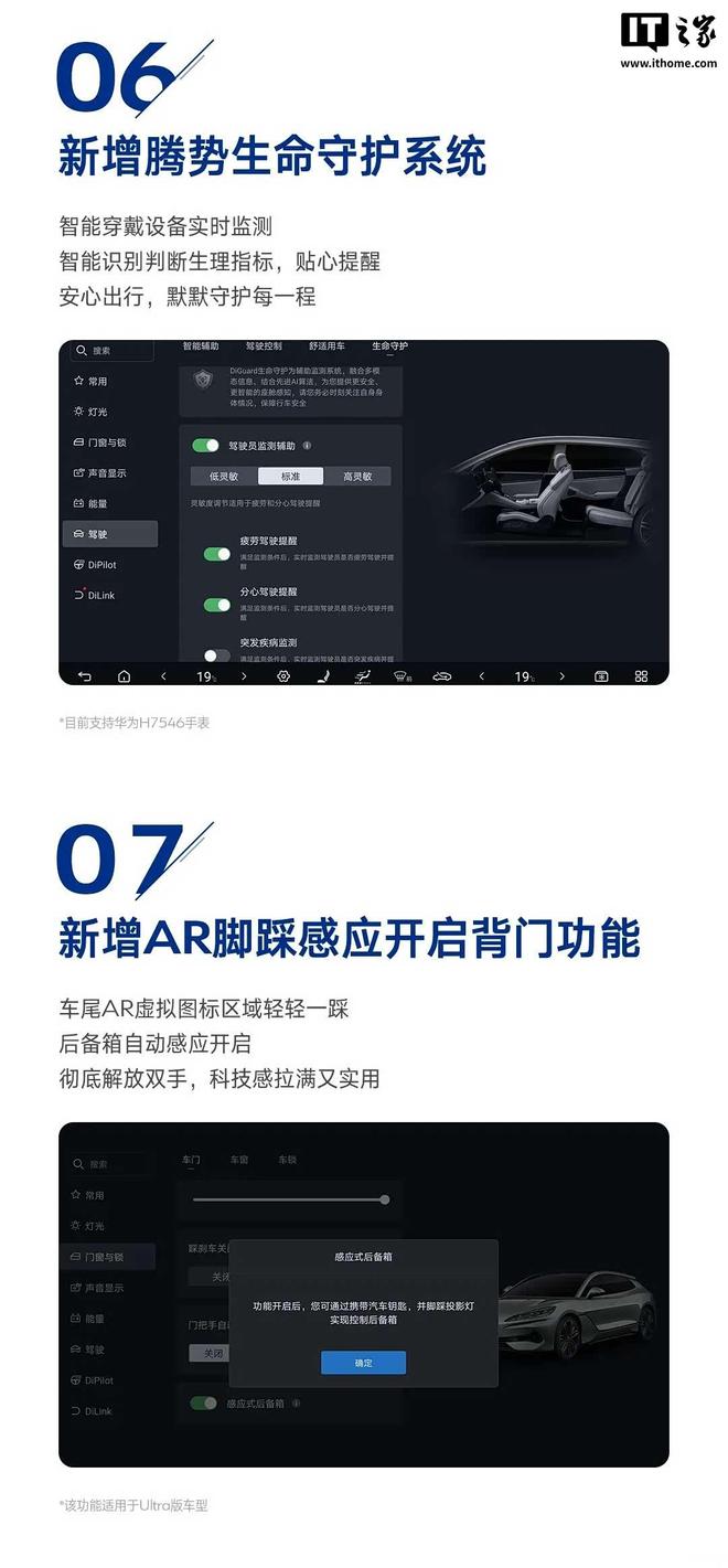 新增手势开前门等十余项功能比亚迪腾势Z9Z9GT迎来OTA升级(图4)