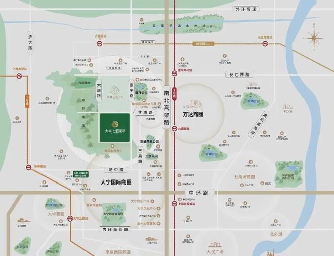 ®公园柏翠上海宝山大华公园柏翠售楼处发布:顶奢生活之选(图20)