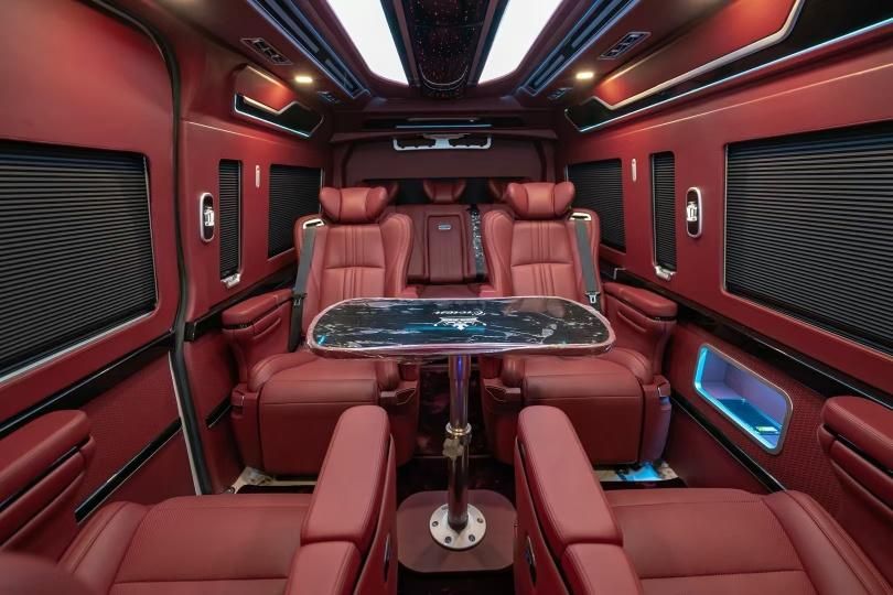 丰田海狮4座凯撒皇冠卫生间版航空座椅+电动门4S店优惠5万(图3)