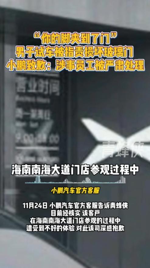 小鹏4S店服务翻车门夹伤顾客反要顾客赔钱？责任全推给消费者？(图12)