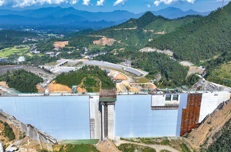 椒花水库下闸蓄水(图3)