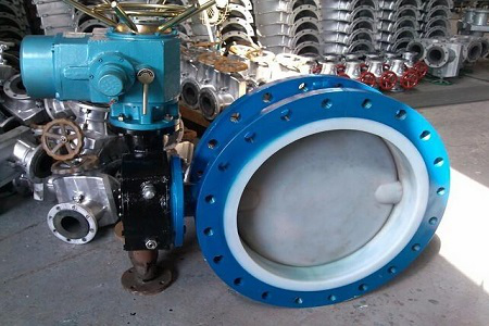 大气动蝶阀工作原理图(图2)