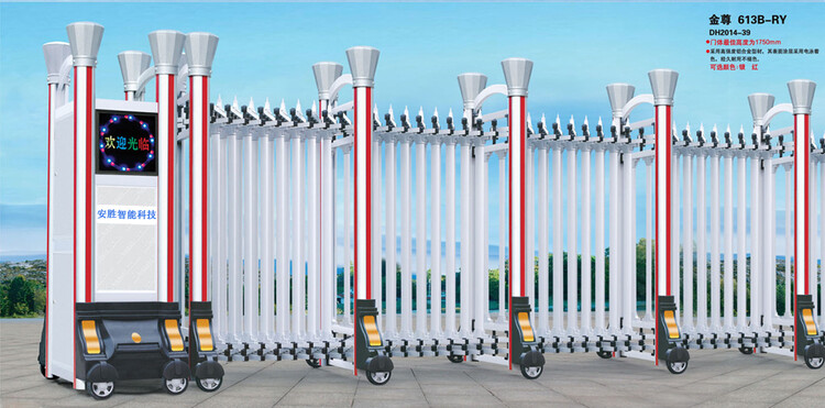 临沭县工厂电动伸缩门厂家(图2)